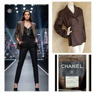 🥰🥰🥰🥰VINTAGE CHANEL ‎ BLAZERS 🤪🤪LOTS OF CC BUTTONS😛😛